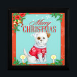 Merry Christmas Gift Box<br><div class="desc">Merry Christmas
Hold your valuables in this beautiful keepsake box. Made of lacquered wood, the jewellery box comes in golden oak, ebony black, emerald green, and red mahogany. Soft felt protects your jewellery and other collectibles.</div>