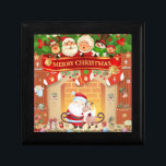 Merry Christmas Gift Box<br><div class="desc">Gift box,  with Christmas design.</div>