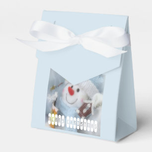 Merry Christmas Gift Box：The snowman Favor Box