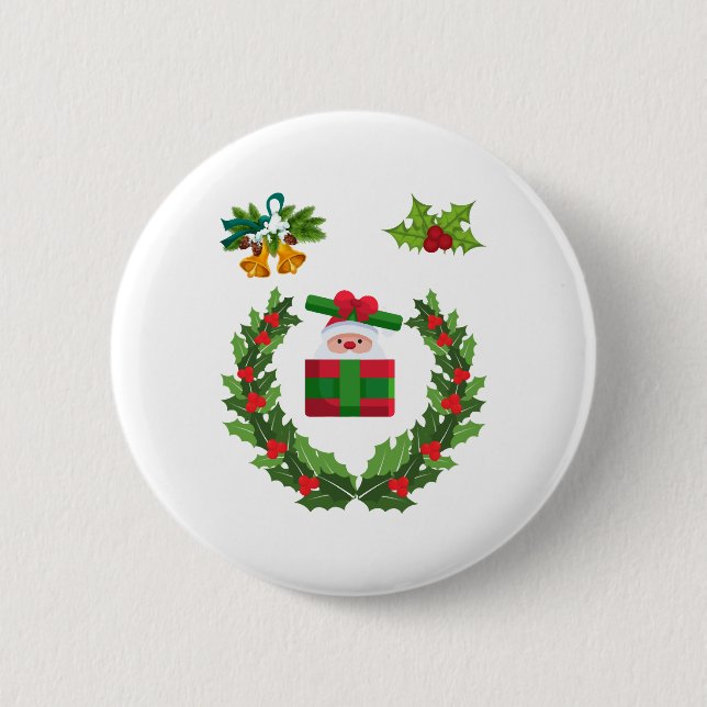 Merry Christmas  Gift for Christmas  Family 2 Inch Round Button (Front)