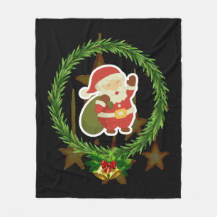 Merry Christmas Gift for Christmas Family Fleece Blanket