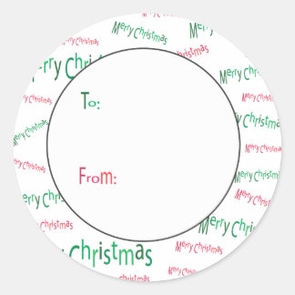 Merry Christmas Gift Tag