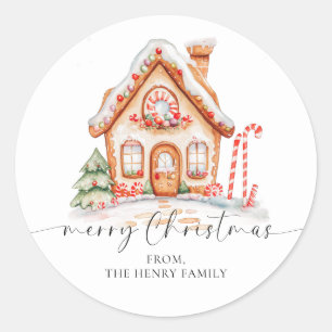 Merry Christmas Gift Tag Stickers