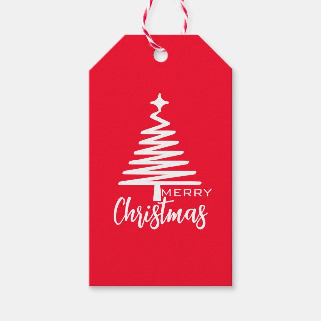 Merry Christmas Gift Tag to personalize (Front)