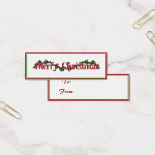 Merry Christmas Gift Tags