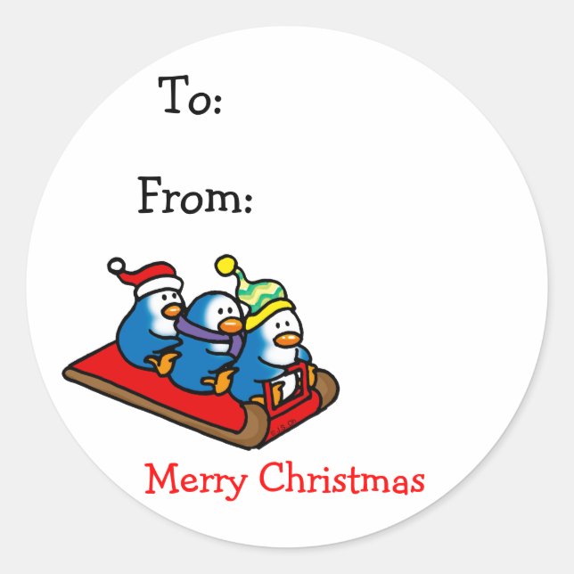 Merry Christmas gift tags (Front)