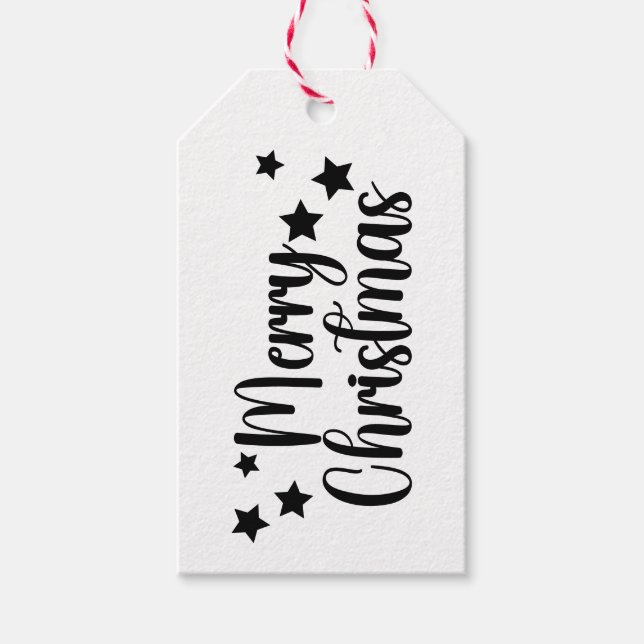 Merry Christmas Gift Tags (Front)