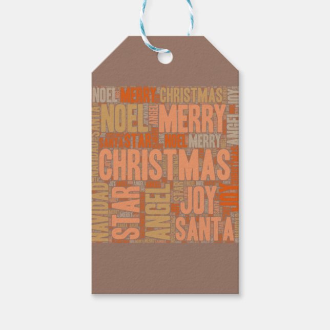 Merry Christmas Gift Tags (Front)