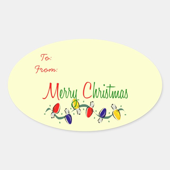 Merry Christmas Gift Tags (Front)