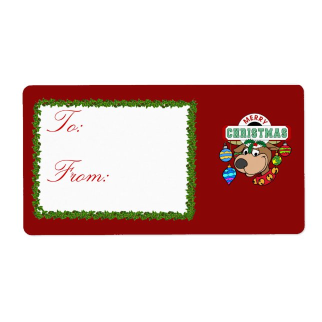 Merry Christmas Gift Tags (Front)