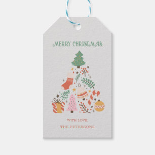 Merry Christmas Gift Tags Cheerful & Colourful