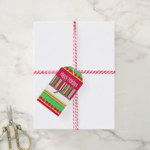Merry Christmas Gift Tags Happy Holidays 