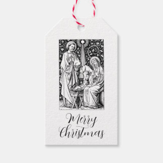 Merry Christmas Gift Tags | Holy Family Nativity 