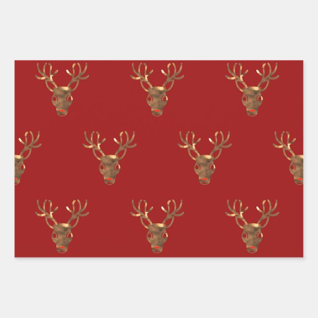 Merry Christmas gift wrapping paper! Wrapping Pape Wrapping Paper Sheet (Front)