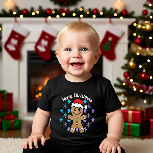 Merry Christmas - gingerbread boy Toddler T-shirt
