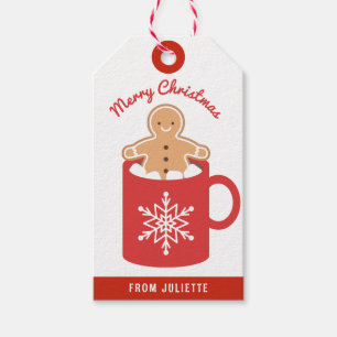 Merry Christmas   Gingerbread Cookie Gift Tags