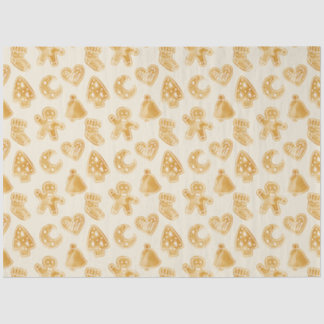 Merry Christmas Gingerbread Cookies Tissue Paper