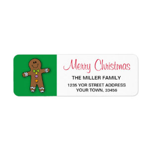 Merry Christmas Gingerbread Man 
