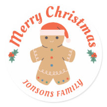 Merry Christmas Gingerbread Man