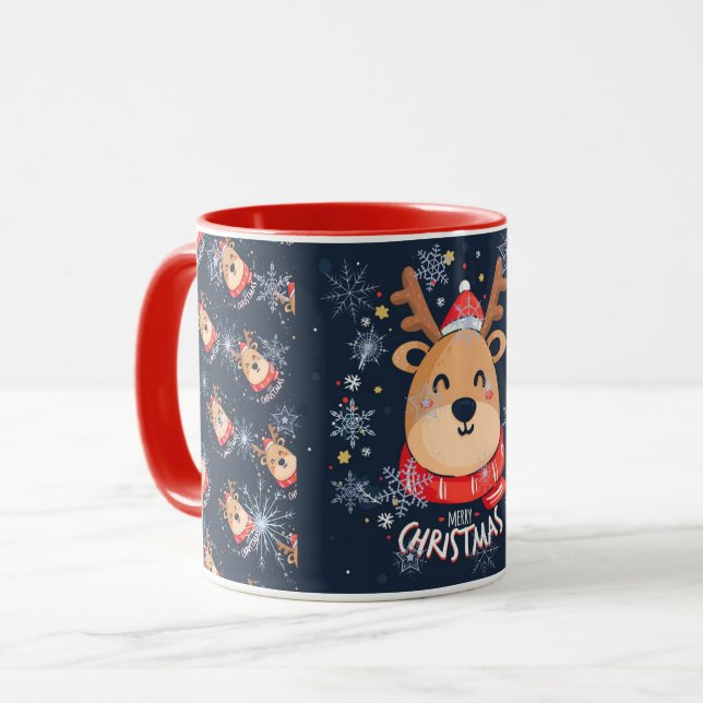 Merry Christmas Gingerbread Mug (Front Left)