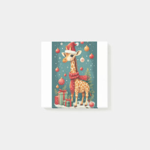 Merry Christmas Giraffe Post-it Notes