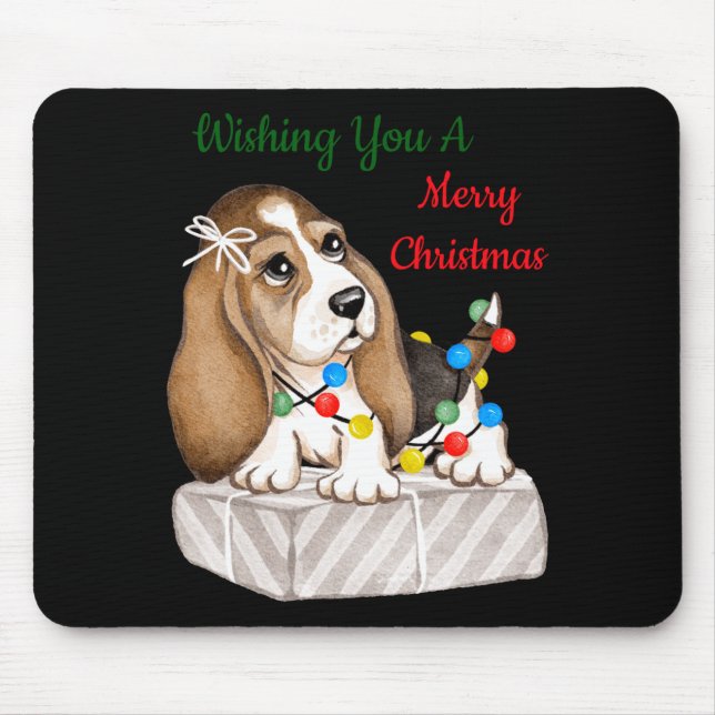 Merry Christmas Girls  Mouse Pad (Front)