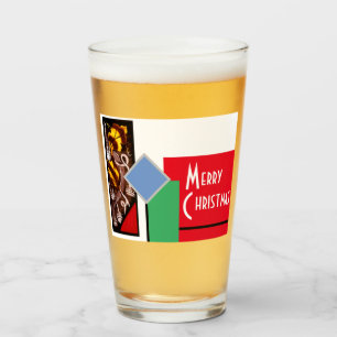 Merry Christmas Glass