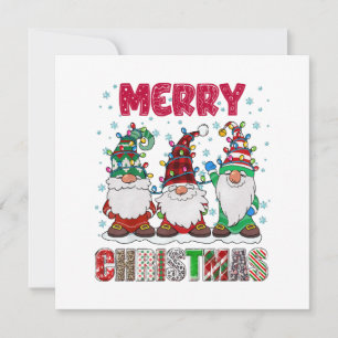 Merry Christmas Gnome Family Funny Xmas Tree