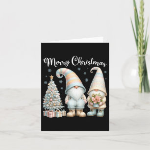 Merry Christmas Gnome Family Matching Pjs Christma Card