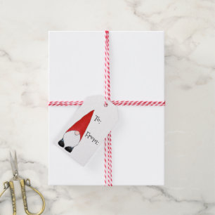 Merry Christmas Gnome Gift Tags