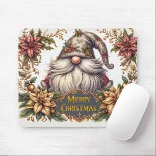 Merry Christmas Gnome Mouse Pad