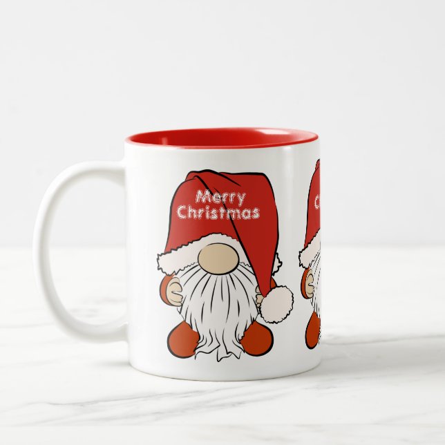 Merry Christmas Gnome mug (Left)