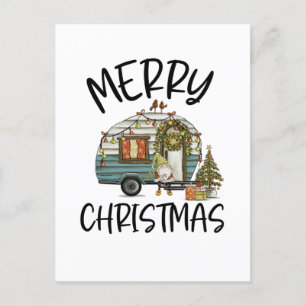 Merry Christmas Gnome Postcard