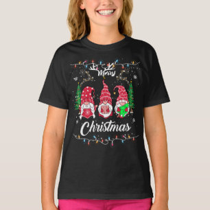 Merry Christmas Gnome Shirt Funny Family Xmas Kids