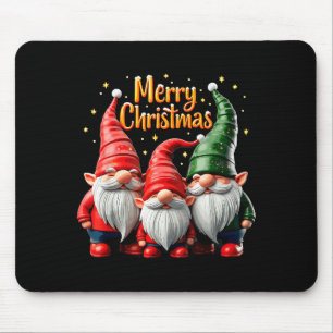 Merry Christmas Gnomes Cozy Winter Gatherings  Mouse Pad