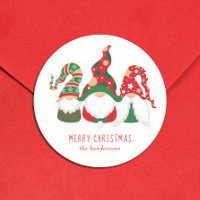 Merry Christmas Gnomes Cute Personalized