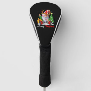 Merry Christmas Gnomes Family Christmas Golf Head Cover