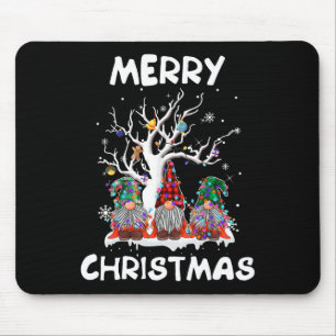 Merry Christmas Gnomes Fun Xmas Family Men Women Mouse Pad