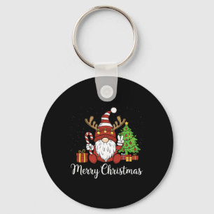 Merry Christmas Gnomes Matching Family Pyjamas Xma Keychain