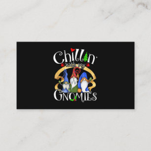 Merry Christmas Gnomes Old Gnome Business Card