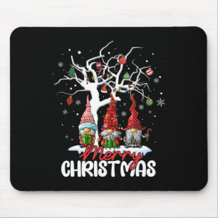 Merry Christmas Gnomes Xmas Family Men Women Mouse Pad