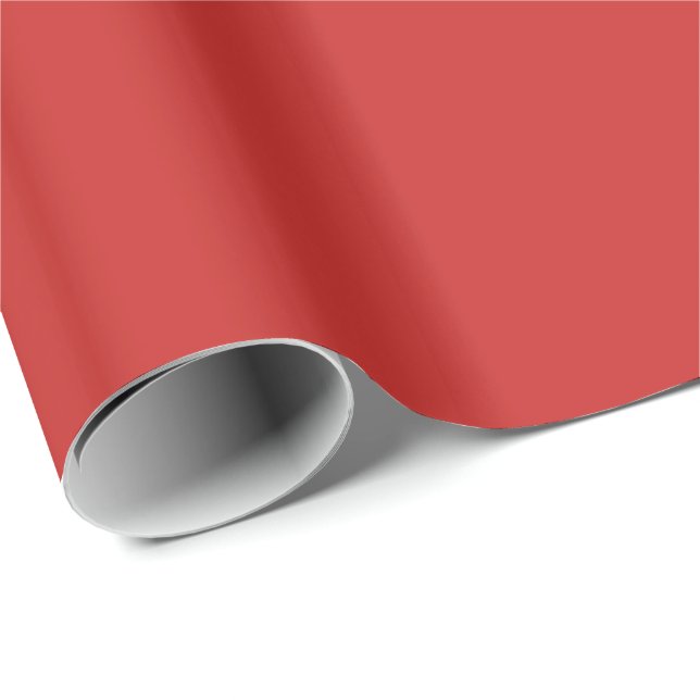Merry Christmas Golden Glitter Typography Red Gold Wrapping Paper (Roll Corner)