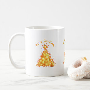 Merry Christmas Golden Tree Thunder_Cove Coffee Mug