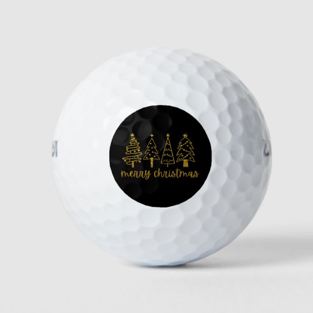 Merry Christmas Golf Balls (Front)