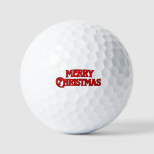 Merry Christmas Golf Balls