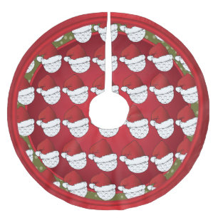 Merry Christmas  Golf Lovers Brushed Polyester Tree Skirt