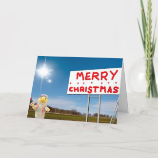 Merry Christmas Graffiti Christmas card