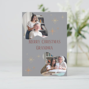 Merry Christmas Grandma – Card with Your Photos