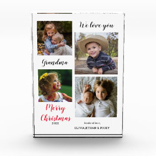 Merry Christmas Grandma Photo Collage Keepsake