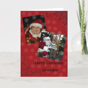 Merry Christmas grandpa Holiday Card